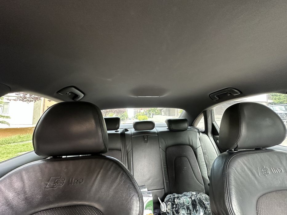 Plafon negru s line audi a4 b8 sedan berlina