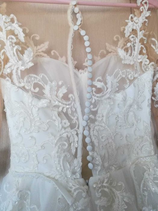 Rochie de mireasa A-line, Salon Maria, marimea 38