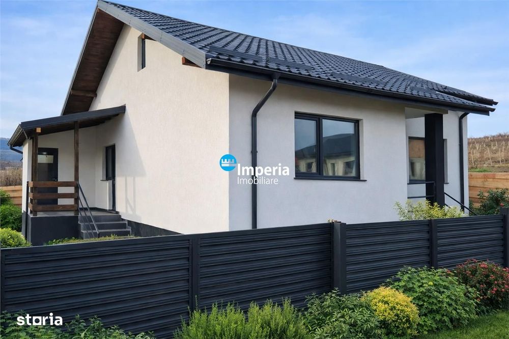 Casa P+M, 82 mp, placa, canalizare, asfalt, Ciurbesti Miroslava