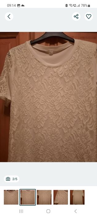 Bluza dama cu dantela mărimea L