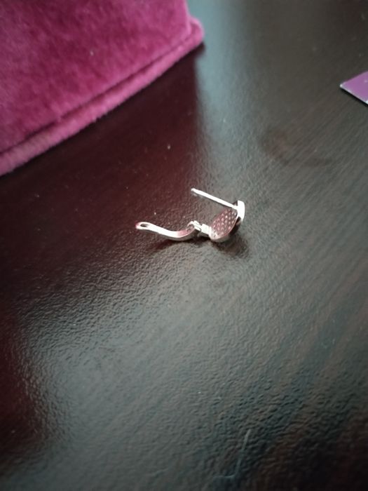 Сребърни дамски обици