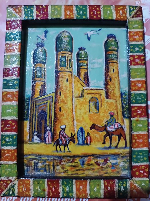 Картина. Масло. С рамкой.