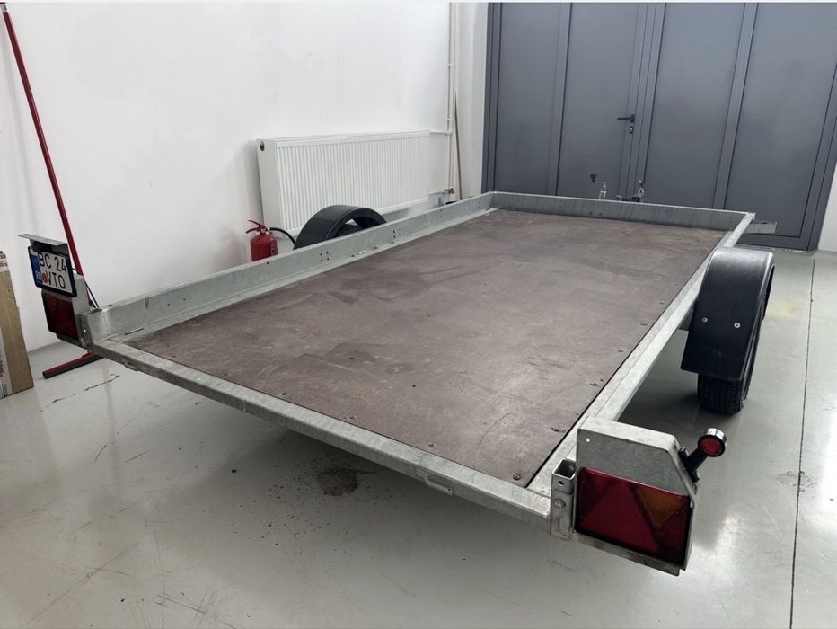 Remorca/platforma rabatabila Neptun pentru ATV/UTV/Spyder/moto/ 750kg