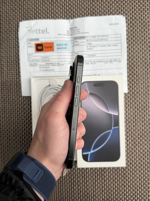 ЛИЗИНГ*64лв/м iPhone 16 pro*Black Titanium айфон 16 про черен