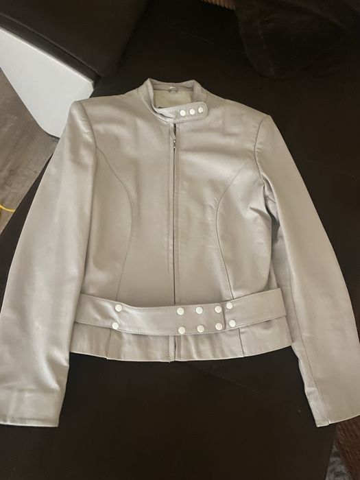 Естествена кожа дамско яке