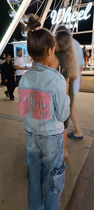 Дънково яке за момиче