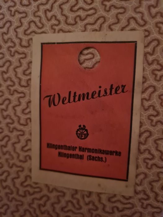 Acordeon Weltmeister 120 bași