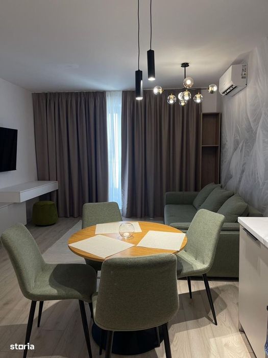 apartament premium cu 2 camere, complet mobilat, loc de parcare inclus — fotografia 1