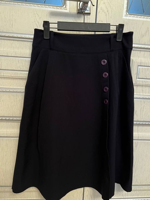 Юбка Миди! темно синяя