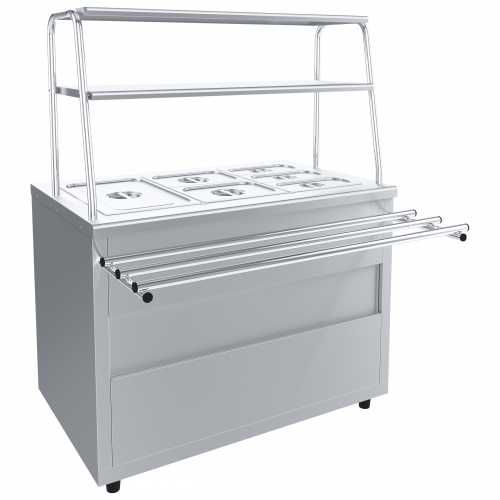 Мармит 2-х блюд паровой ПищТех Лира-Профи МЭП-2Б-П/ЛП-1500