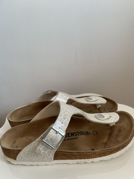 Birkenstock Gizeh alb aquatic lac 36
