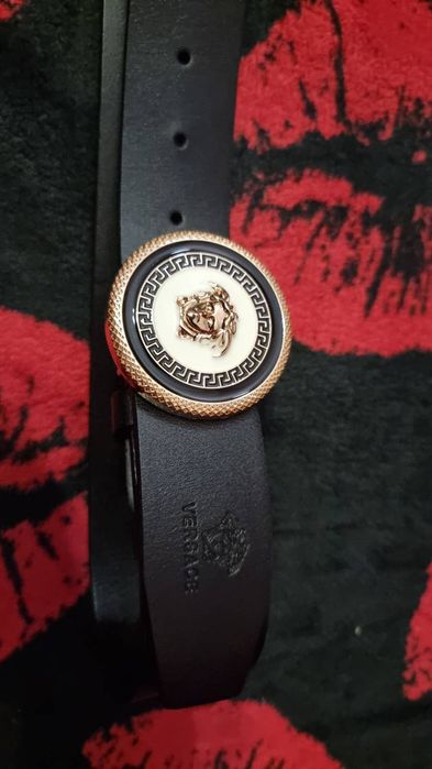 Ремень Versace M-L кожа любой размер