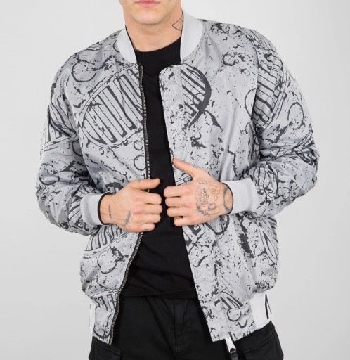 Мъжки двулицев бомбер ALPHA INDUSTRIES . Размер М