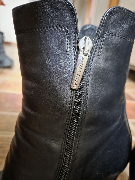 Botine AnnaCori din piele naturala