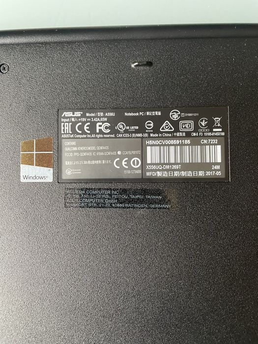 Laptop - Asus A556U