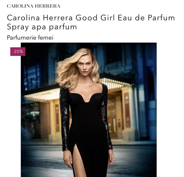 Carolina Herrera Good Girl Eau de Parfum dama Spray apa parfum