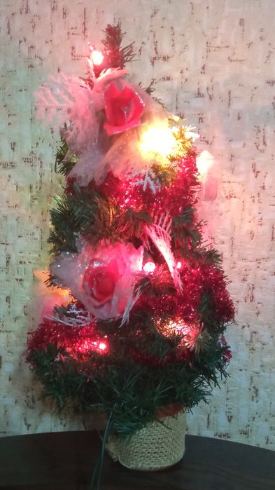 Новогодняя светящаяся ёлочка.