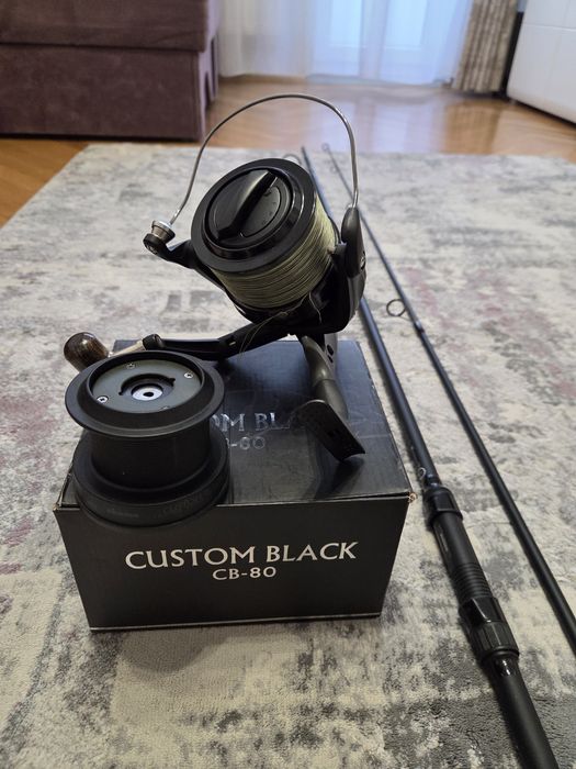Lanseta Shimano TX1B 3.96cm + mulineta Okuma Custom Black CB-80