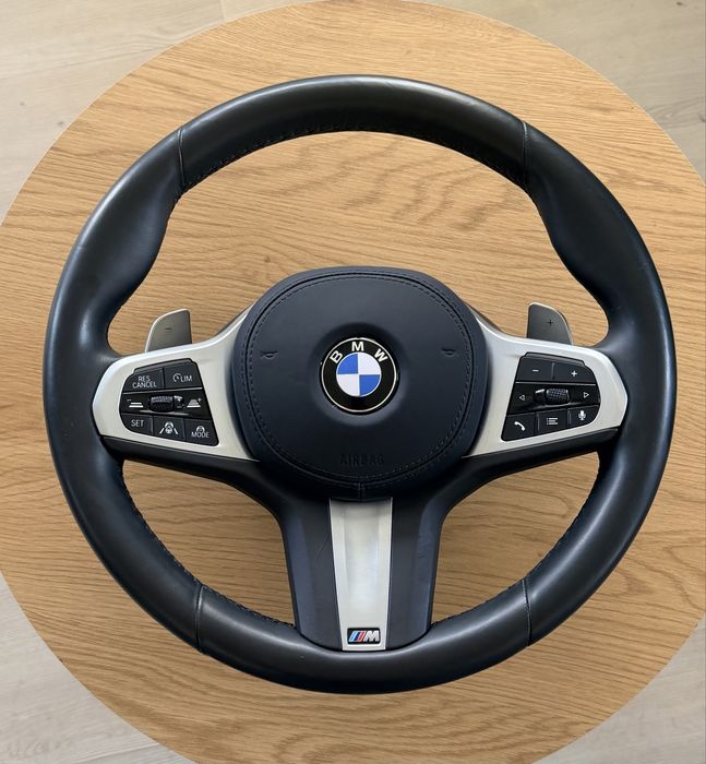 BMW G15 M Sport волан с пера, мултифункция и ACC – G05 G06 G07 G11 G12 G14 G15 G16 G30