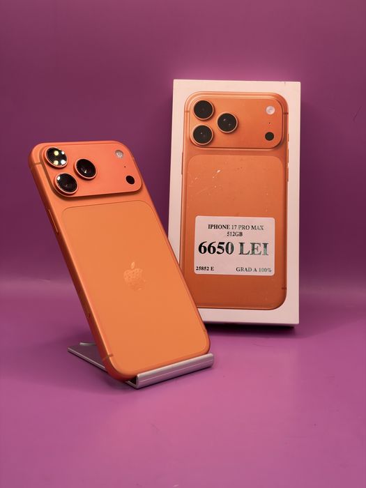 Iphone 17 Pro Max 512Gb 100% •Amanet Matei Crangasi•25852