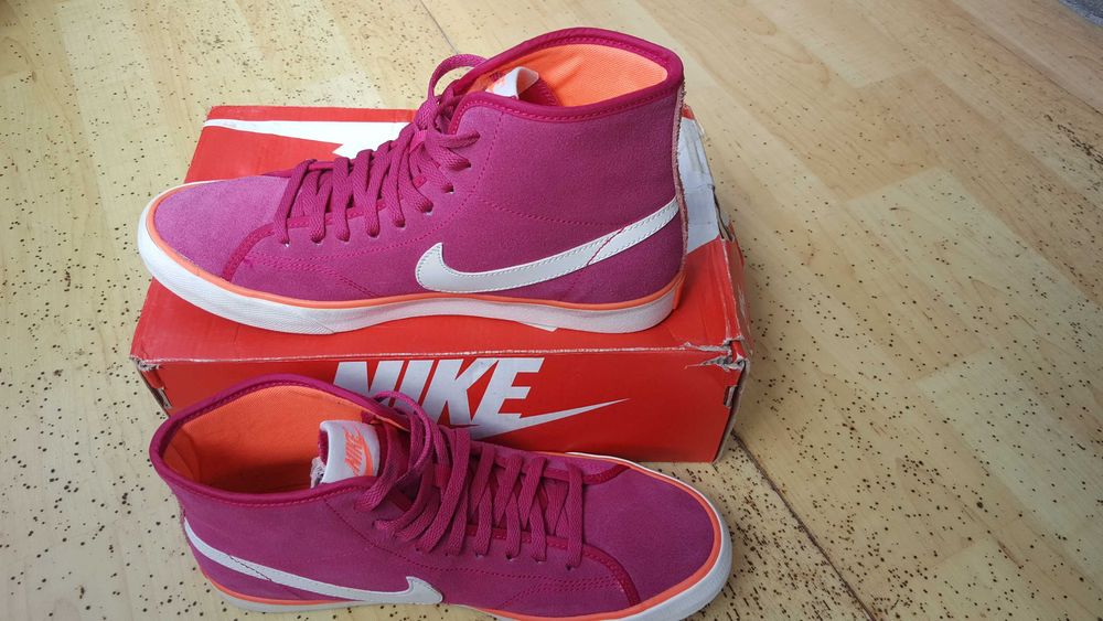 Дамски розови кецове NIKE PRIMO COURT MID SUEDE р-р 38,5