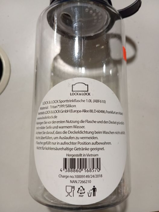 Бутилки за вода eco-live 600ml 1000ml