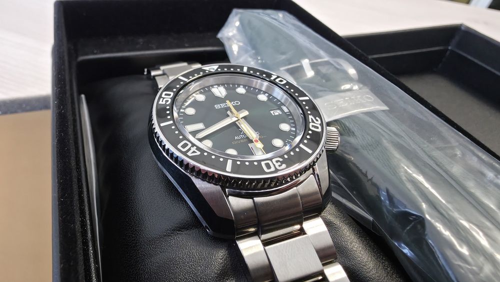 Ceas Seiko Prospex SPB207J1 Green MM200 Limited Edition - Stare Impecabila
