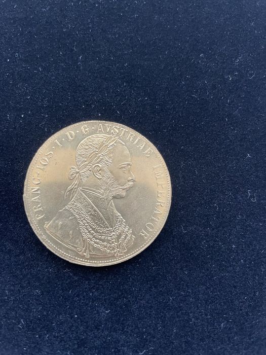 Позлатена 23,65 карата 4 дуката Франц Йосиф