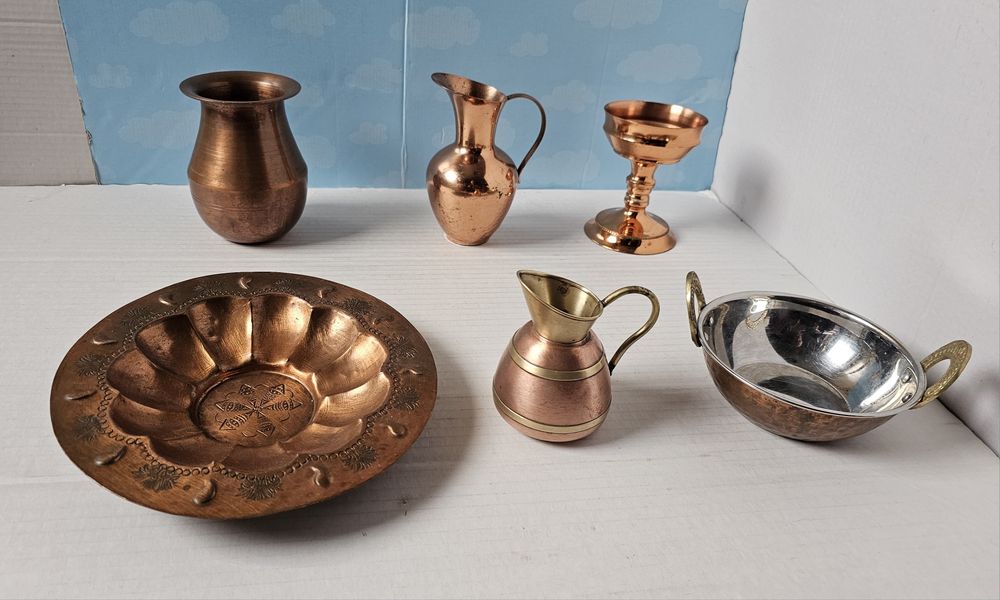 Lot articole din cupru/inox