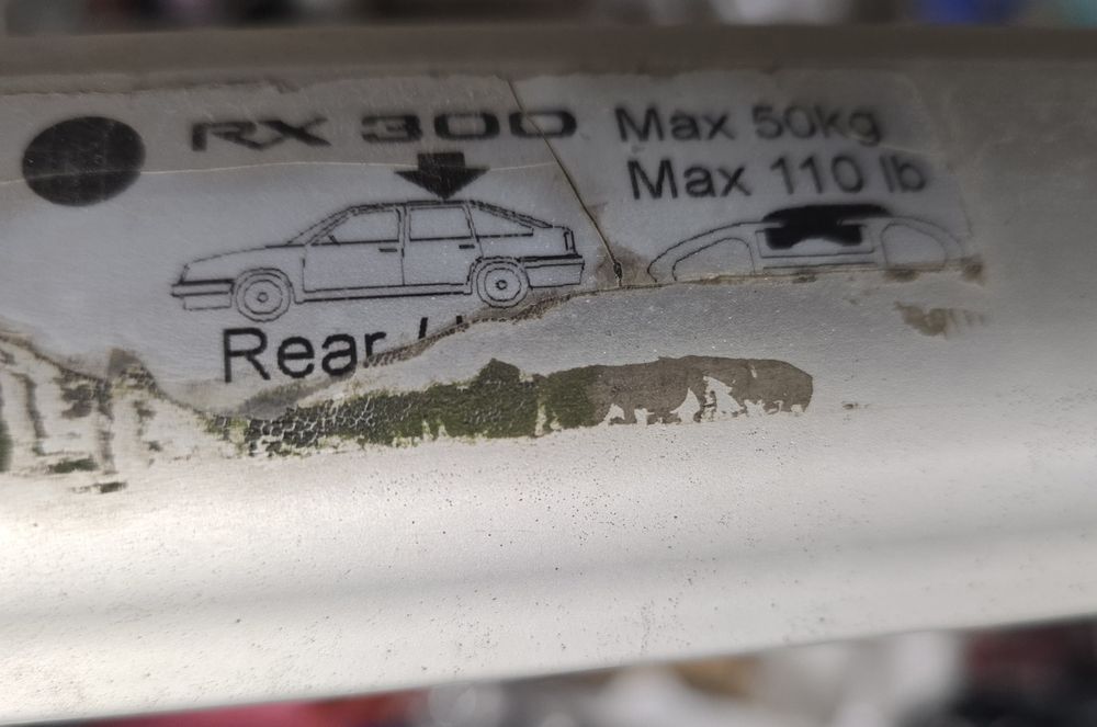 Bare portbagaj transversale Lexus RX