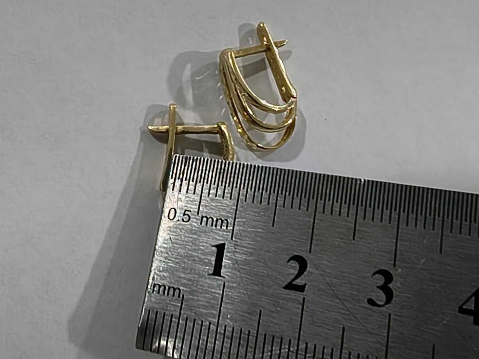 Златни обеци 14к