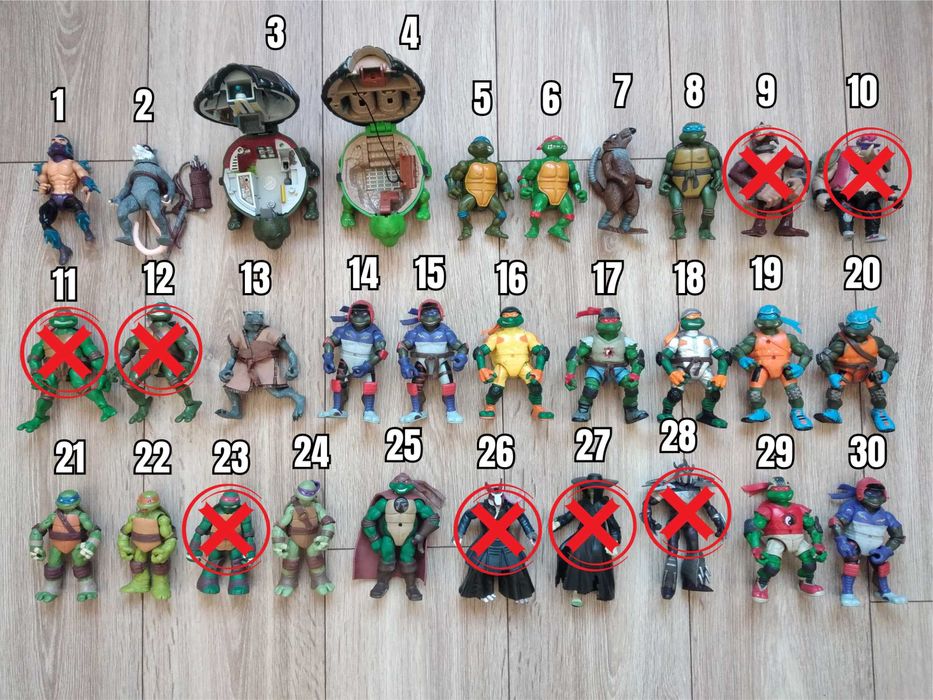 Екшън Фигурки Teenage Mutant Ninja Turtles TMNT Костенурките Нинджа