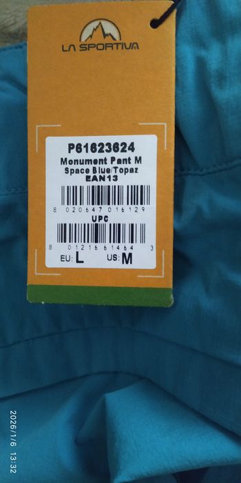 La Sportiva Monument Space Blue/Topaz  M ,L и XL