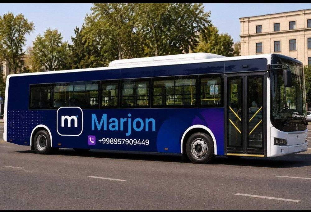 Навои Автобусларида Реклама жойлаш