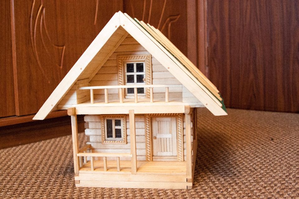 Домики шкатулки из дерева ручной работы