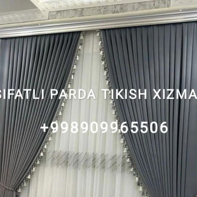 Sifatli parda tikish xizmati 20.000 dan 100.000 gacha