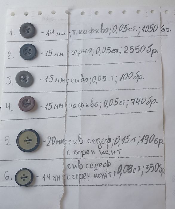 Копчета за дрехи