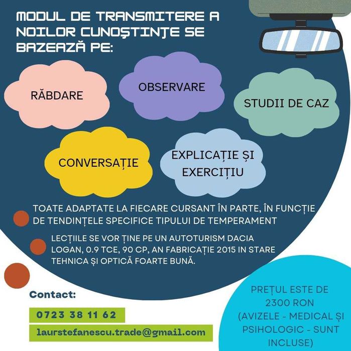 Instructor auto, scoala soferi, categoria B