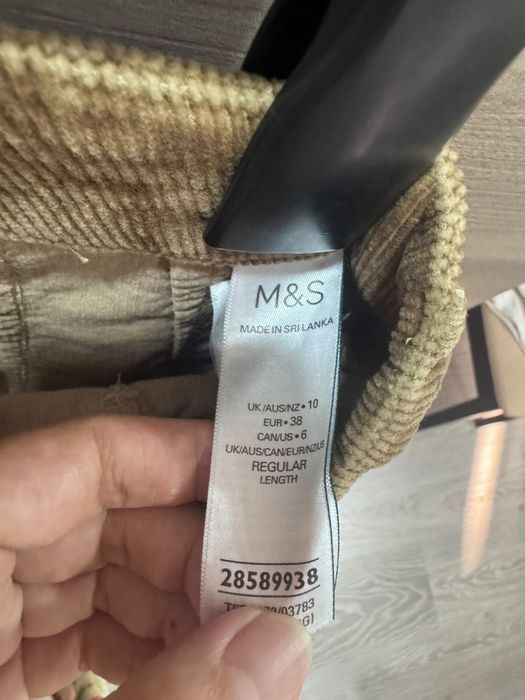 Вельветовые брюки M&S (Marks & Spencer)
