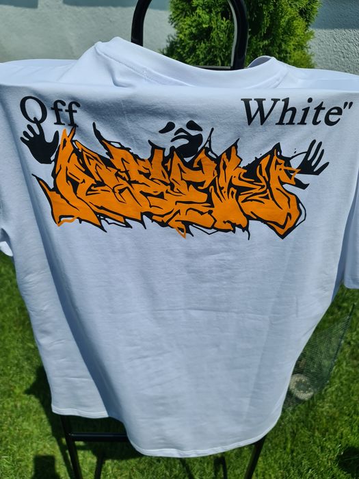 Oferta-Reducere-Discount-Promotie-Tricou-Off-White-Calitate-Premium-Nou-Bumbac-Poze-Reale-L-Stoc