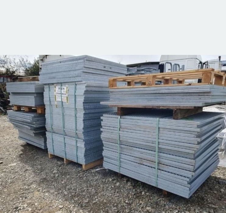 Grătare zincate galvanizate