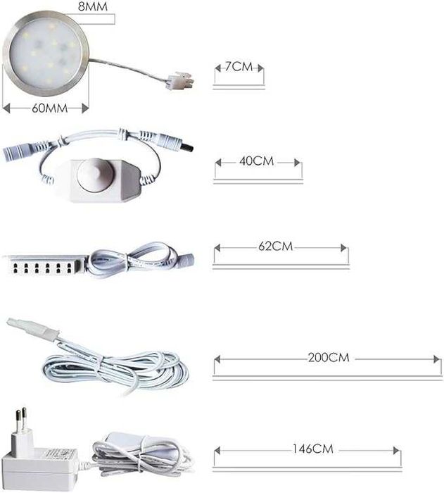 Lumini LED pentru dulap, camara, trepte scari