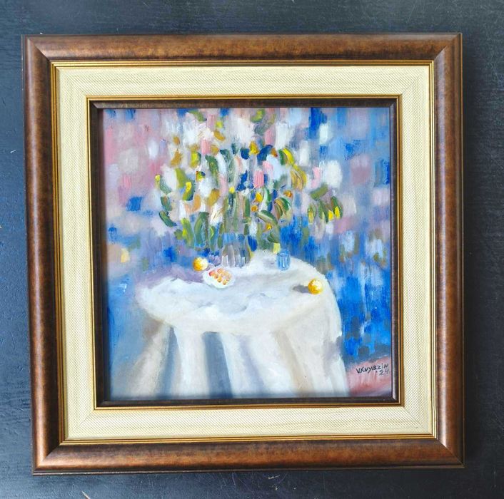 картини масло върху фазер, 20см Х 20см, различни сюжети