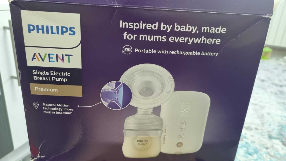 Pompă de sân electrică Philips Avent SCF396/11 - Reîncărcabilă, utilizată 6 luni