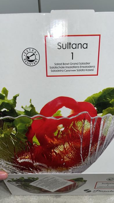 Салатник стеклянный