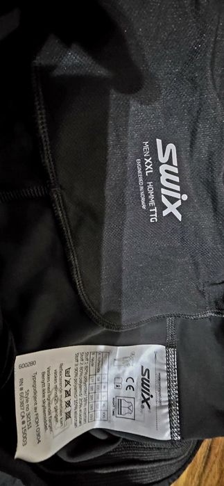 Pantaloni barbati Swix compresie Noi cu eticheta