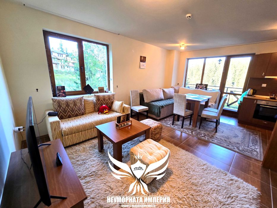 Дава се под наем Едностаен апартамент в к.к. Пампорово - 52 кв.м за 407.49 € - Снимка #3