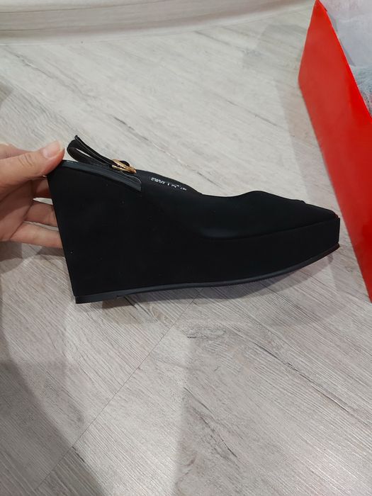 Новые туфли, замшевые