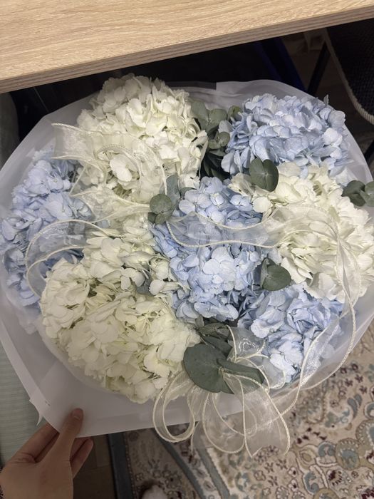 Букет из гортензии