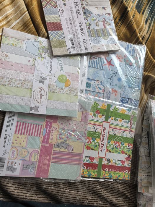 Лот дизайнерска хартия за бебешки проекти